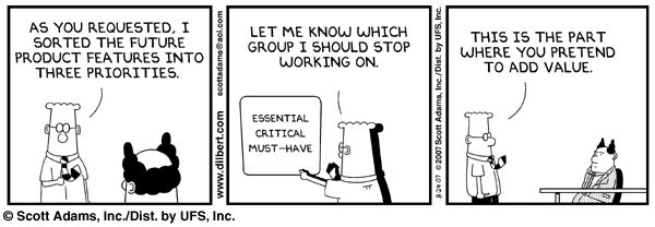 Dilbert Add Value